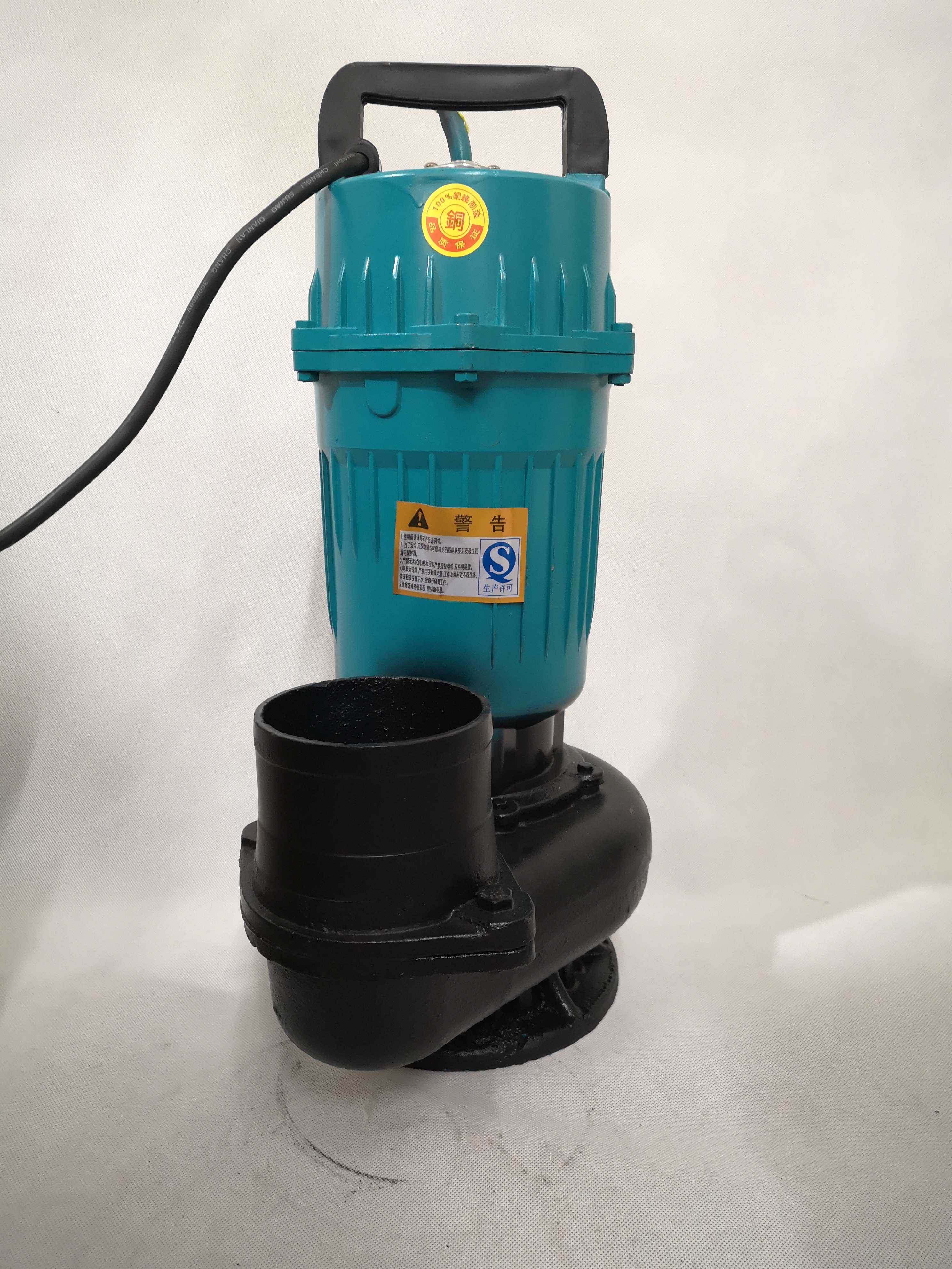 潜水泵380v220v铜芯抽水机潜水泵农田灌溉浇水排水增氧4寸2500w大