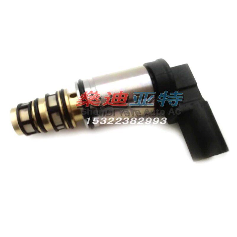 适配斯柯达空调压缩机电磁阀大众奥迪6CVC14冷气泵头控制阀电控阀