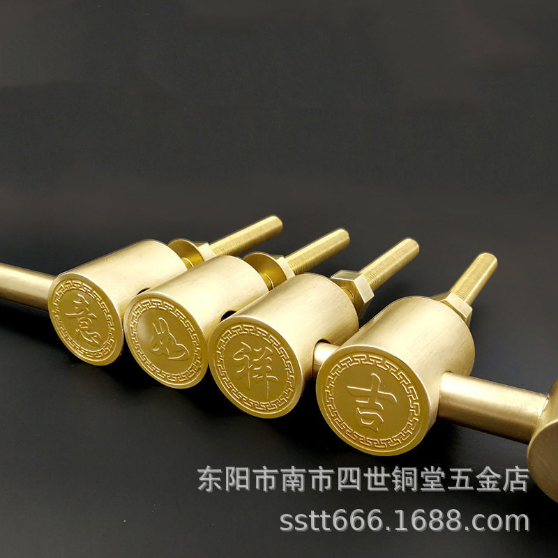 2025全铜仿古铜插销门锁扣门栓插销锁大门木门复古庭院花园老门闩