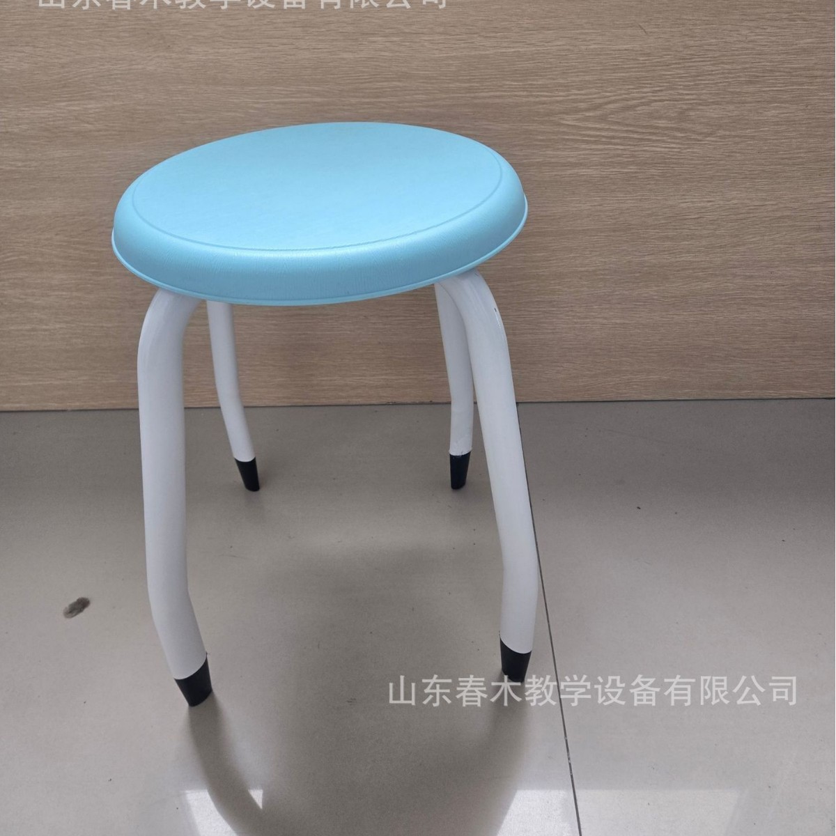 马蹄凳学生四爪圆凳实验室圆凳PP注塑凳面校园四腿凳