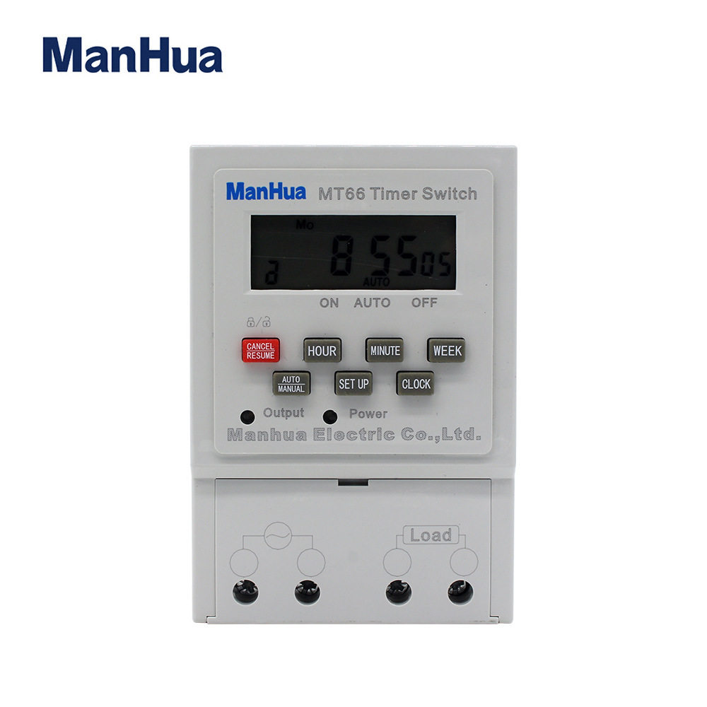 通断控制器可编程电子数字定时开关MT66 25A 220VAC SQ