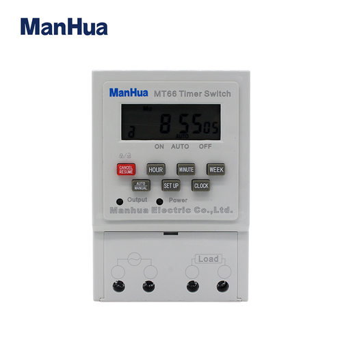 通断控制器可编程电子数字定时开关MT66 25A 220VAC SQ