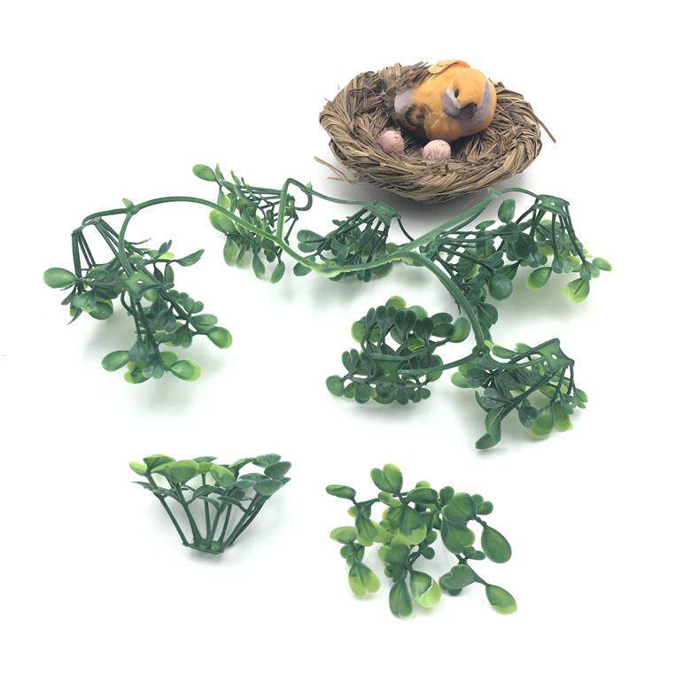 3CM仿真水草配件仿真植物仿真草球藤条地坪草塑料花环丝花配件