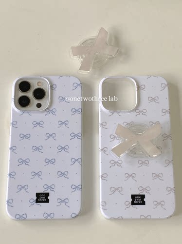 onetwothree韩国ins菲林适用iphone14promax手机壳蝴蝶结少女芭蕾苹果15pro/13
