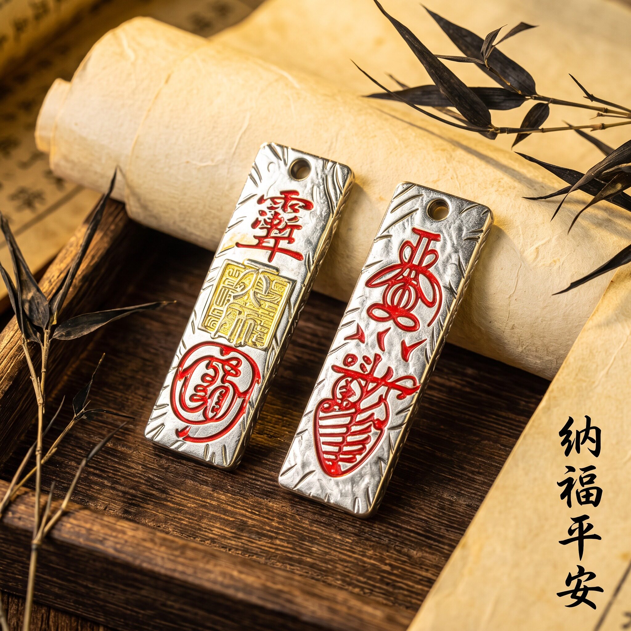 国风天师紫薇讳令钥匙扣纳福平安