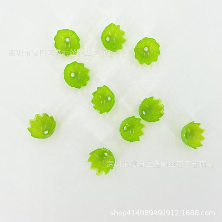 仿真花配件底托玫瑰花苞托假花材料丝花配件绢花布花仿真植物配件