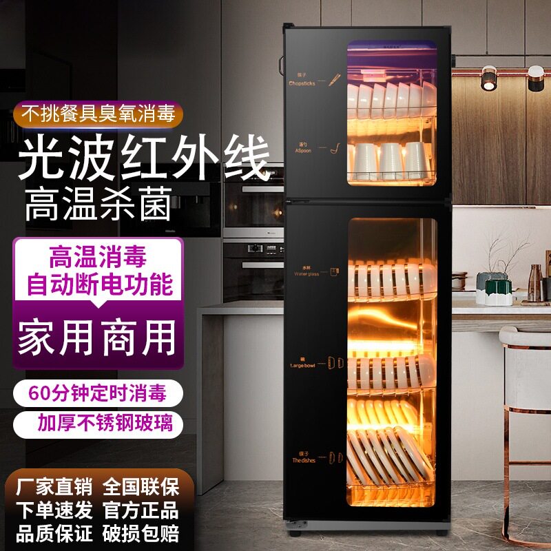 消毒柜家用小型立式桌面迷你台式双门高温烘干厨房商用消毒碗柜