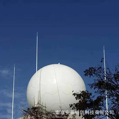 8米玻璃钢避雷针雷达站 防雷接地装置 高强韧性高性能复合材料