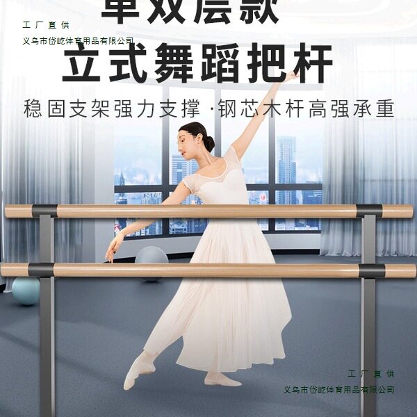 舞蹈把杆单双层落地固定式把杆儿童舞蹈房练功专业压腿杆专业舞蹈