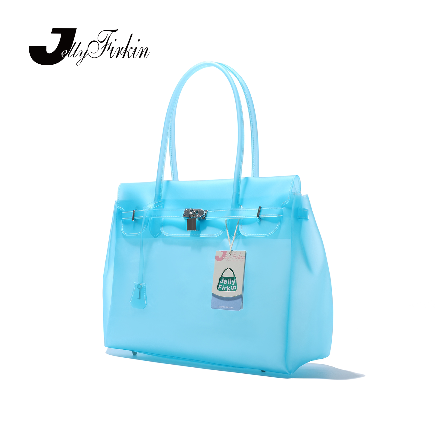 JellyFirkin大号天空蓝腋下包
