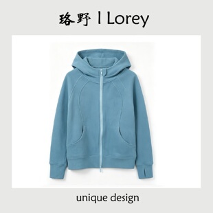 【入驻首秀】珞野LOREY 连帽夹克外套女秋冬新款显瘦保暖运动上衣