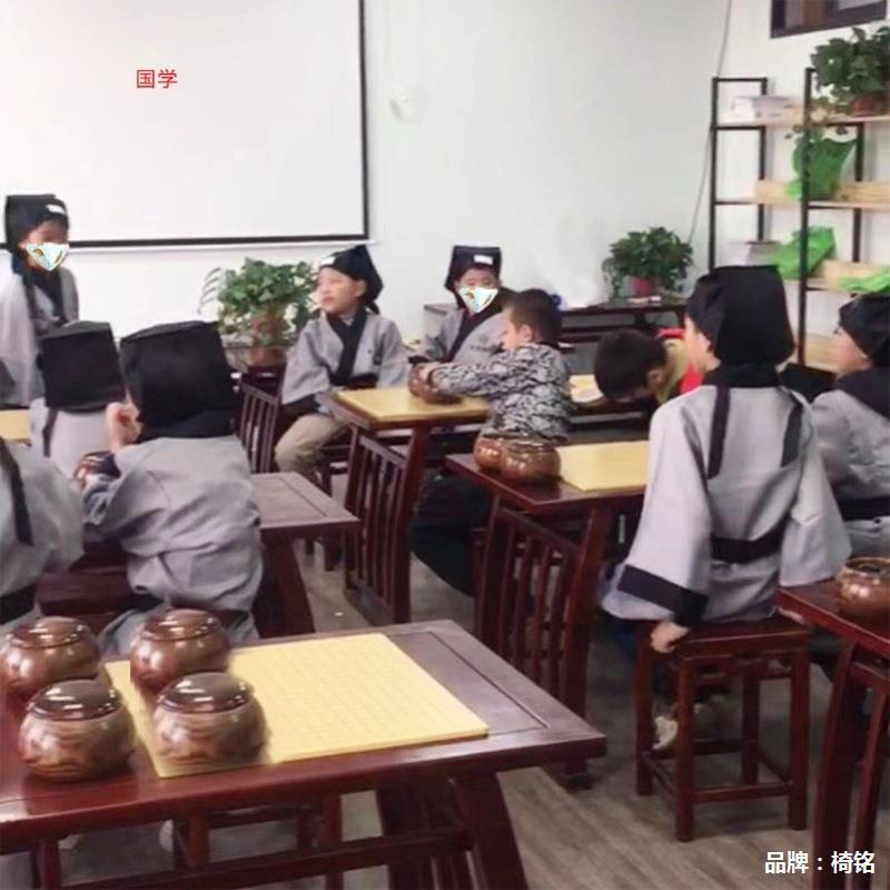 琴桌书法桌国学桌培桌榫卯结构榆木书法桌幼儿园北实木国学桌马鞍
