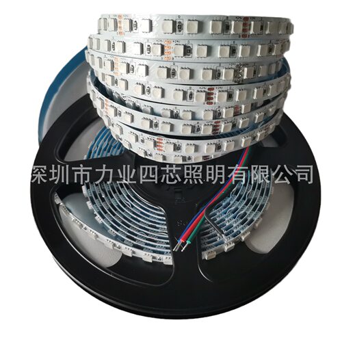 源厂家3838/4040rgb灯带 120灯每米单排高亮 24V8mm120灯rgb灯条