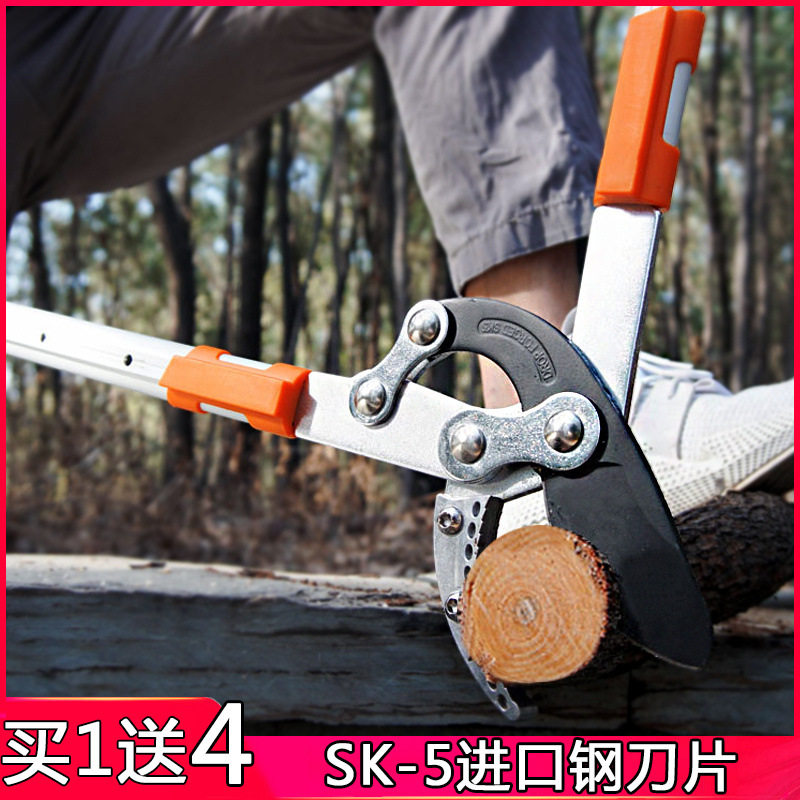 修剪树枝园林果树剪刀修枝剪高粗枝剪大力剪省力伸缩园艺工具剪子图片