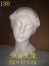 厂家直销[帽姑娘石膏像头像美术用品写生教具五官手脚人物胸像