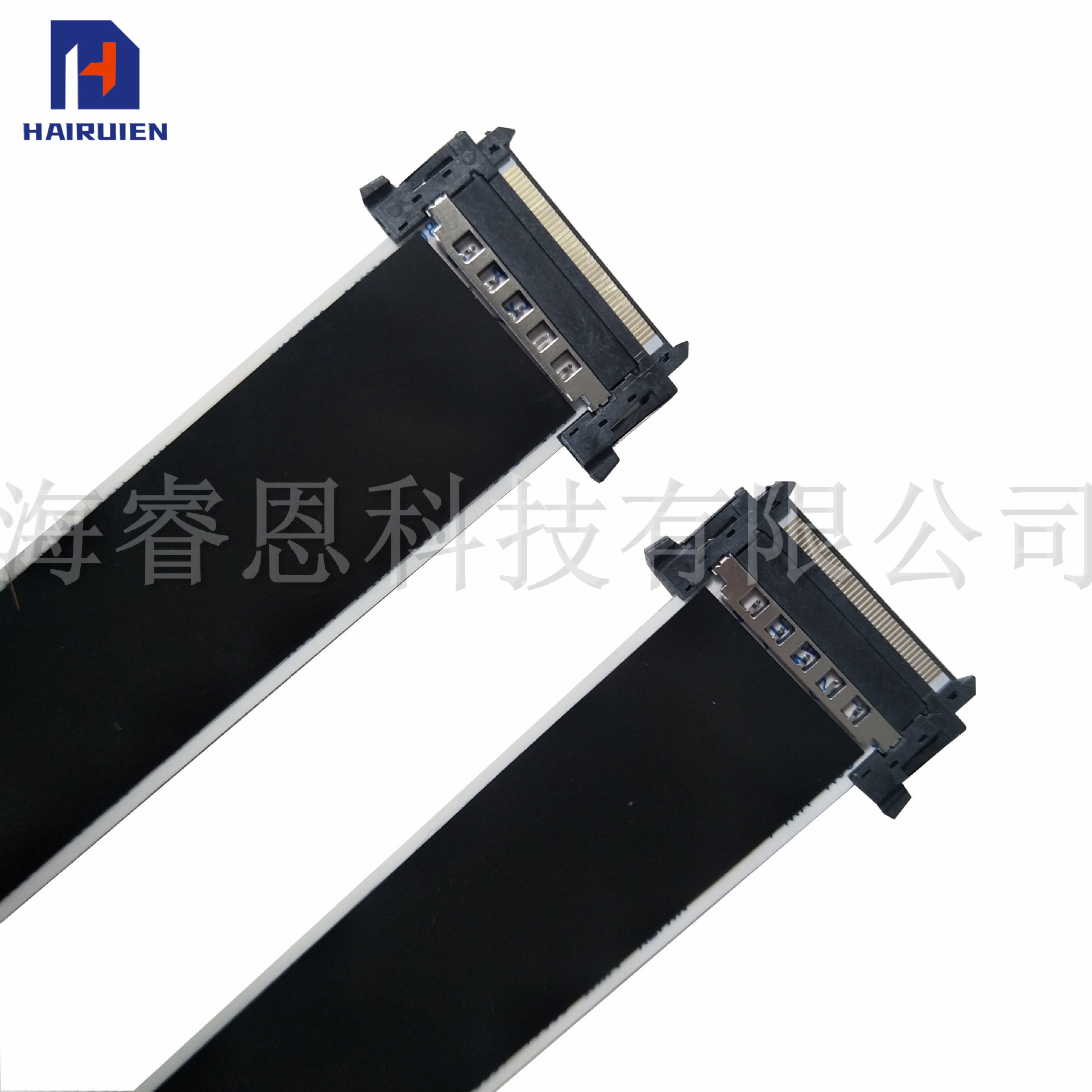 4k高清液晶电视屏线0.5mm间距51P550MM同面带双头座子双面屏蔽