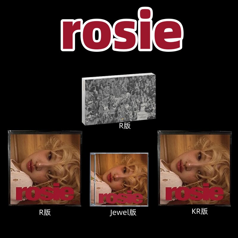 ROSE 朴彩英专辑solo rosie 黑胶官方正版周边特典小卡明信片海报图片
