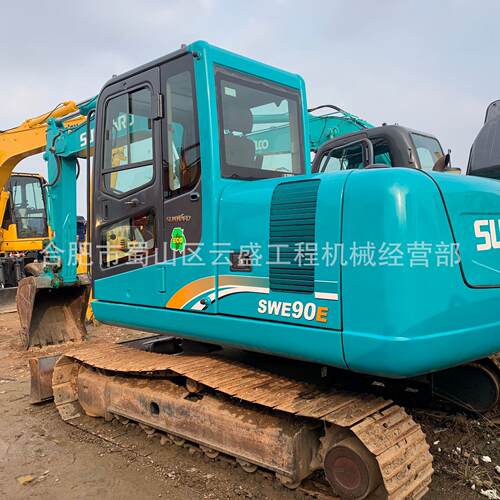 山河智能90E精品二手挖机现货出售 常年经营工程机械设备中型