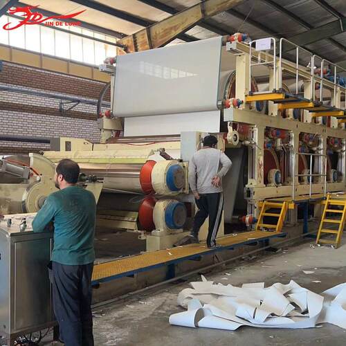工厂定制2500mm型瓦楞纸造纸机械生产设备配套制浆设备指导安装