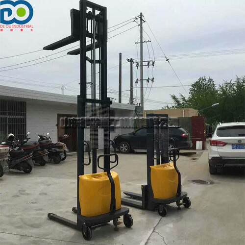 车间装卸堆垛托盘化装卸车 液压电动堆高车 超市大型仓库升降叉车