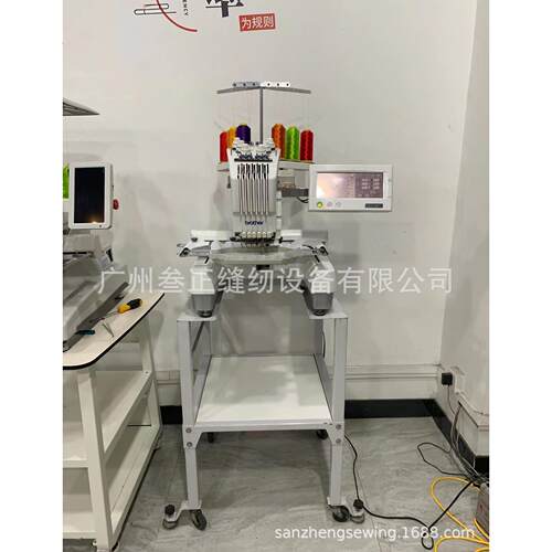 供应二手日本兄弟牌PR-620电脑头六针商用绣花机电脑商用刺绣机