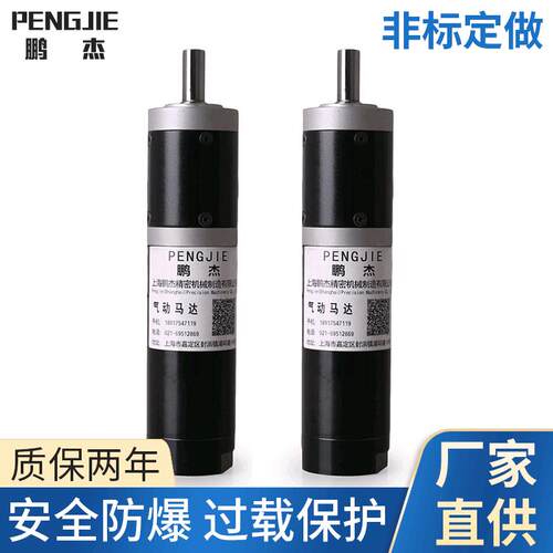 鹏杰牌精密型速气动马达200W040速气动电机风动马达微型电机
