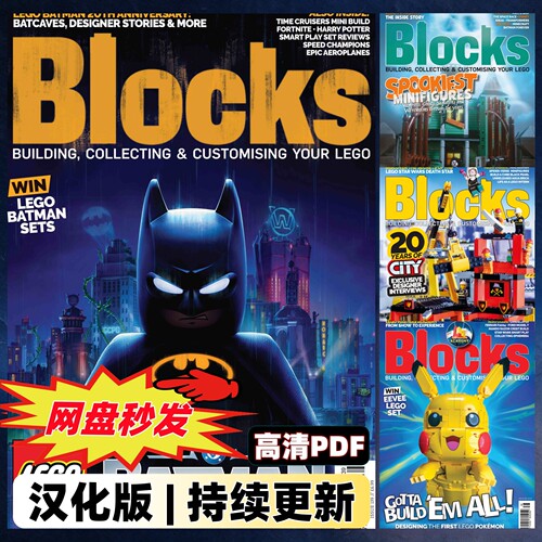 Blocks 电子版英文乐高积木 MOC 搭建新品测评人仔收藏套内改造