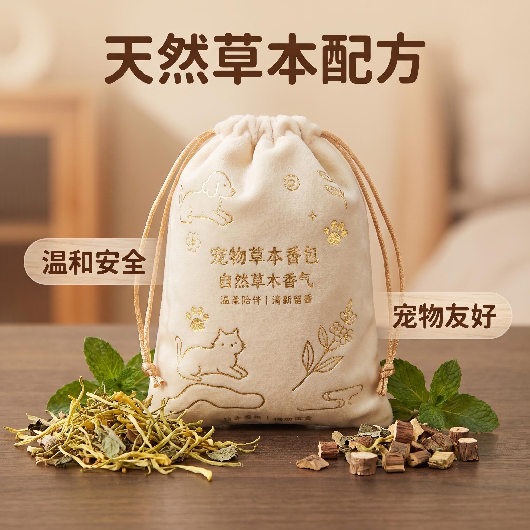 洁小崽猫狗草本香包除臭除味