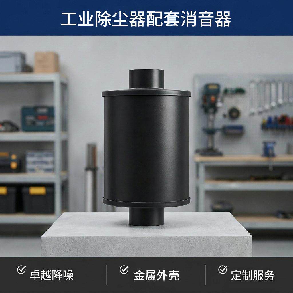 厂家直销除尘器专用吸音器 工业集尘机降噪装置 风机隔音棉消声器