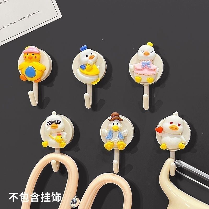 创意卡通挂钩超强粘力强力承重无痕可爱免打孔宿舍门后浴室厨房图片