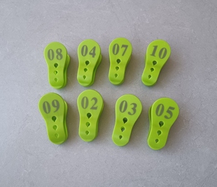 多功能夹子小票夹数字牌夹饭店餐厅上菜夹取餐夹口味夹子号码牌