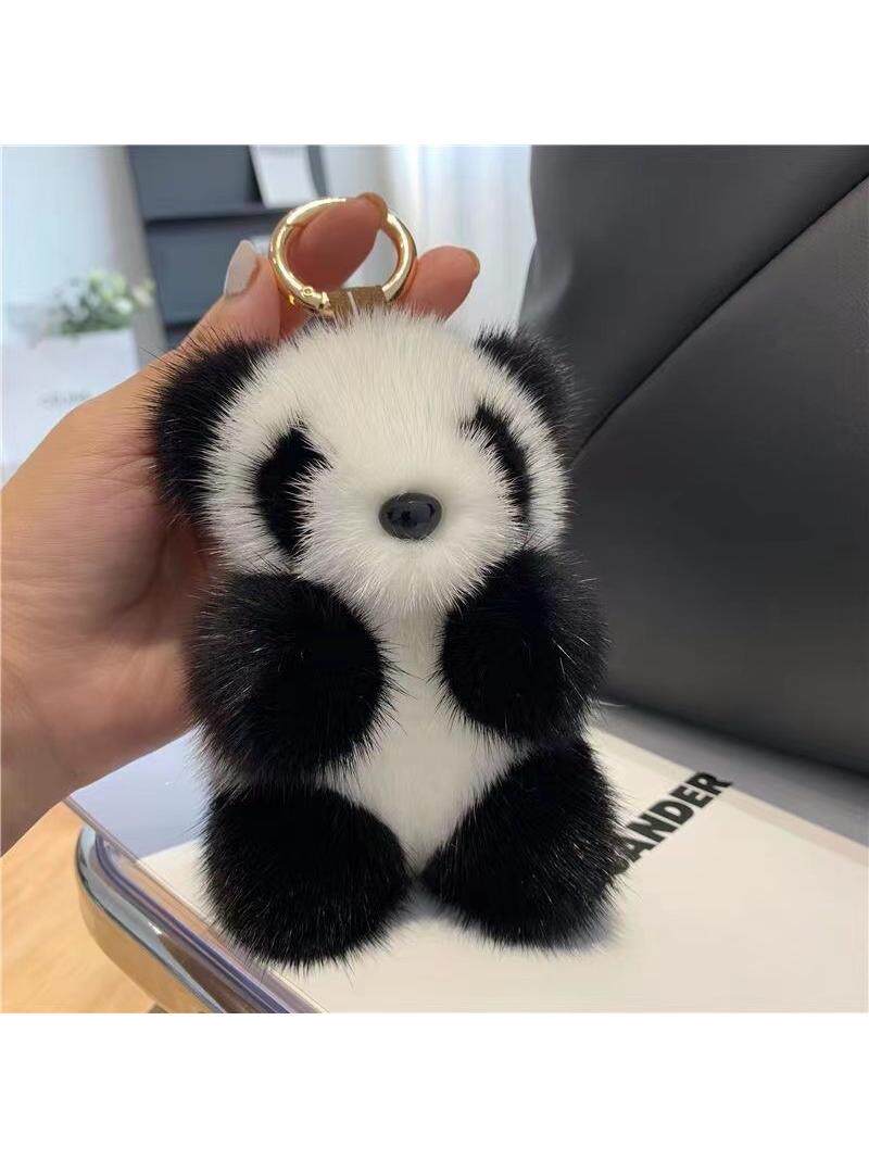 Supply of cute and exquisite plush red panda high-end bag charms internet celebrity birthday gift keychain
