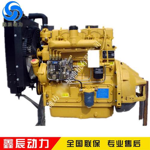 潍坊R4108ZY船用柴油机 80马力水冷四缸柴油机 渔船用发动机