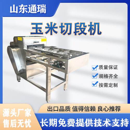 连续式切割材木薯鲜玉米截断设备 根芹菜莲藕根茎类截断设备