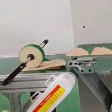 新型咖啡过滤带耳朵纸袋机生产线 从过滤纸成型一体自动化机器
