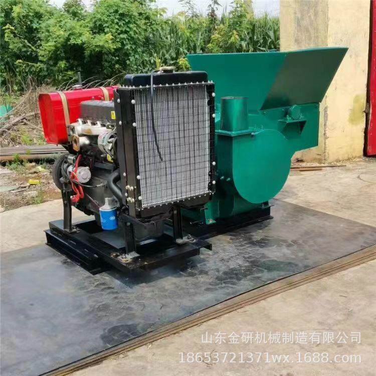 小麦杆豆壳稻草加工粉草机养殖场新型秸秆粉糠机花生秧除膜粉碎机