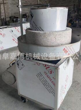 艾绒石磨直径60CM低温研磨 湖南创业用电动豆浆石磨 辣椒1.2碾子