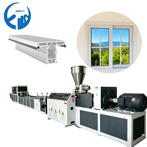 优质PVC/UPVC/WPC塑料型材制造机 PVC框架地板挤出生产线 PE/PP型