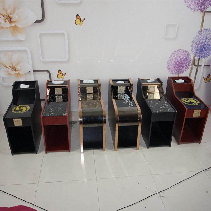 足浴沙发茶几美甲边几浴室按摩椅桌子洗脚修脚足疗店茶几沙发柜子