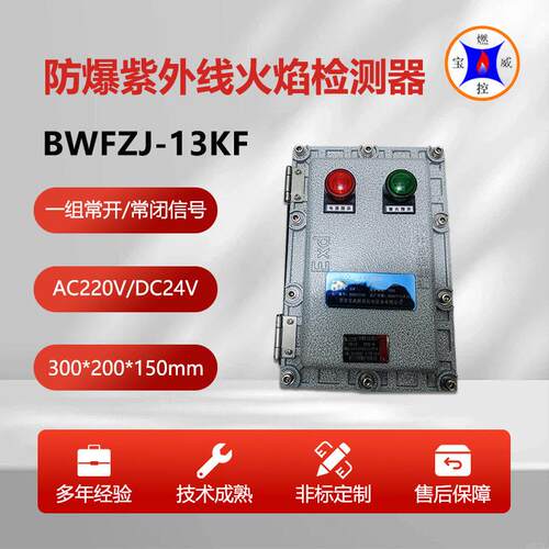 BWFZJ-13KF紫外线废液焚烧炉火焰检测器