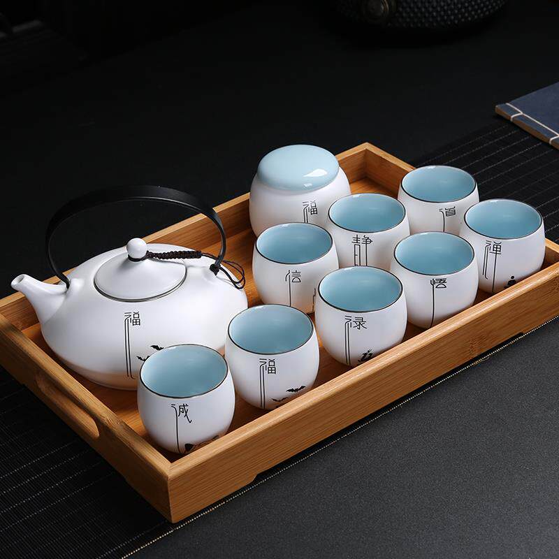 茶具套装家用大容量过滤泡茶壶陶瓷中式禅意功夫茶杯套办公室会客