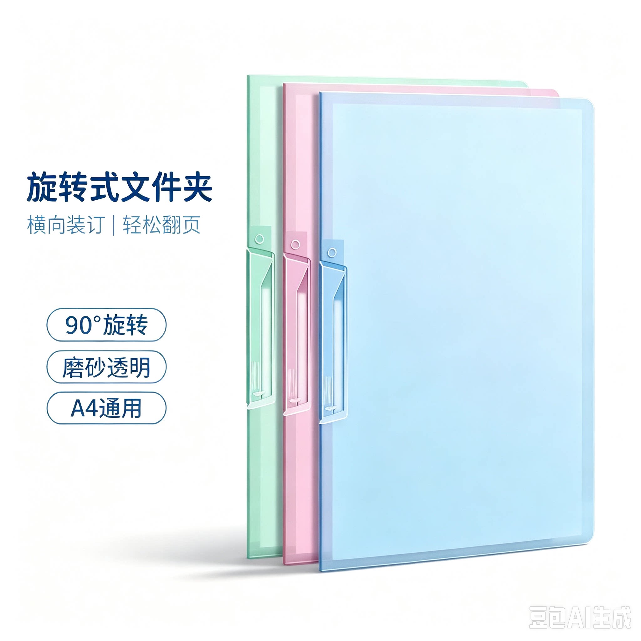 【老师推荐】双拉杆试卷夹升级旋转拉杆夹收纳文件资料开学装备xy
