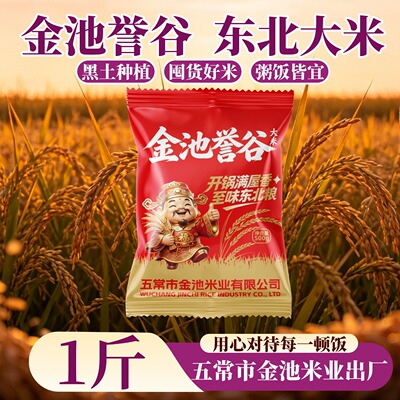 五常市金池米业出产东北大米500g