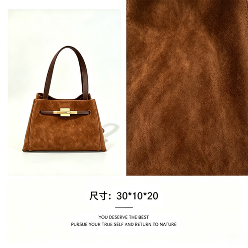 【尚恩】&Fashion-TF-5901-焦糖棕-原厂进口皮休闲百搭斜挎包