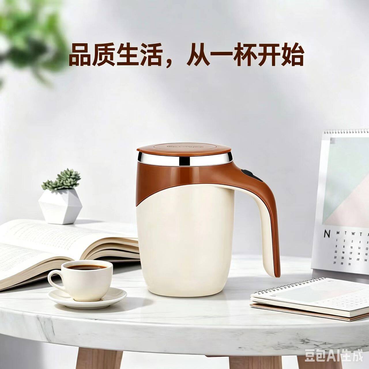 德国电动搅拌杯全自动磁力器充电款懒人冲豆浆牛奶粉咖啡搅拌杯子