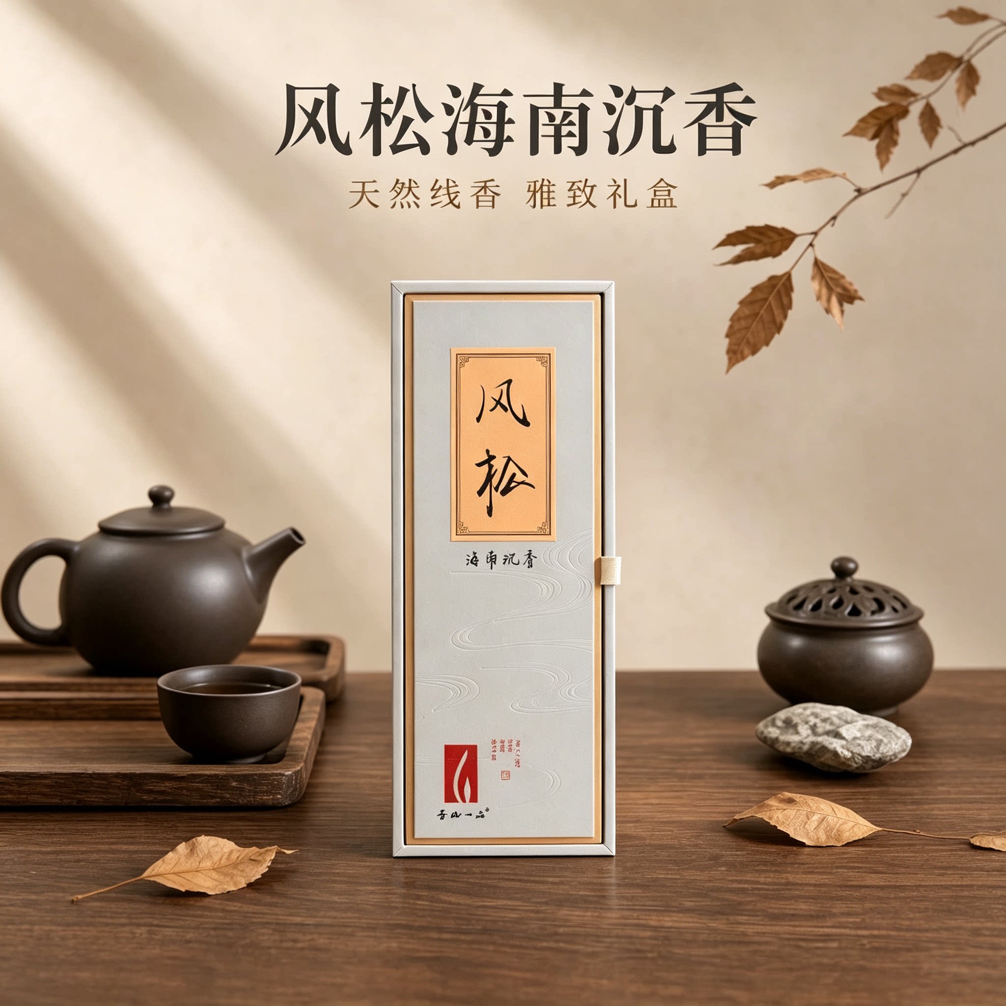 香山一品风松沉香线香礼盒套装配中式香/经典熏香