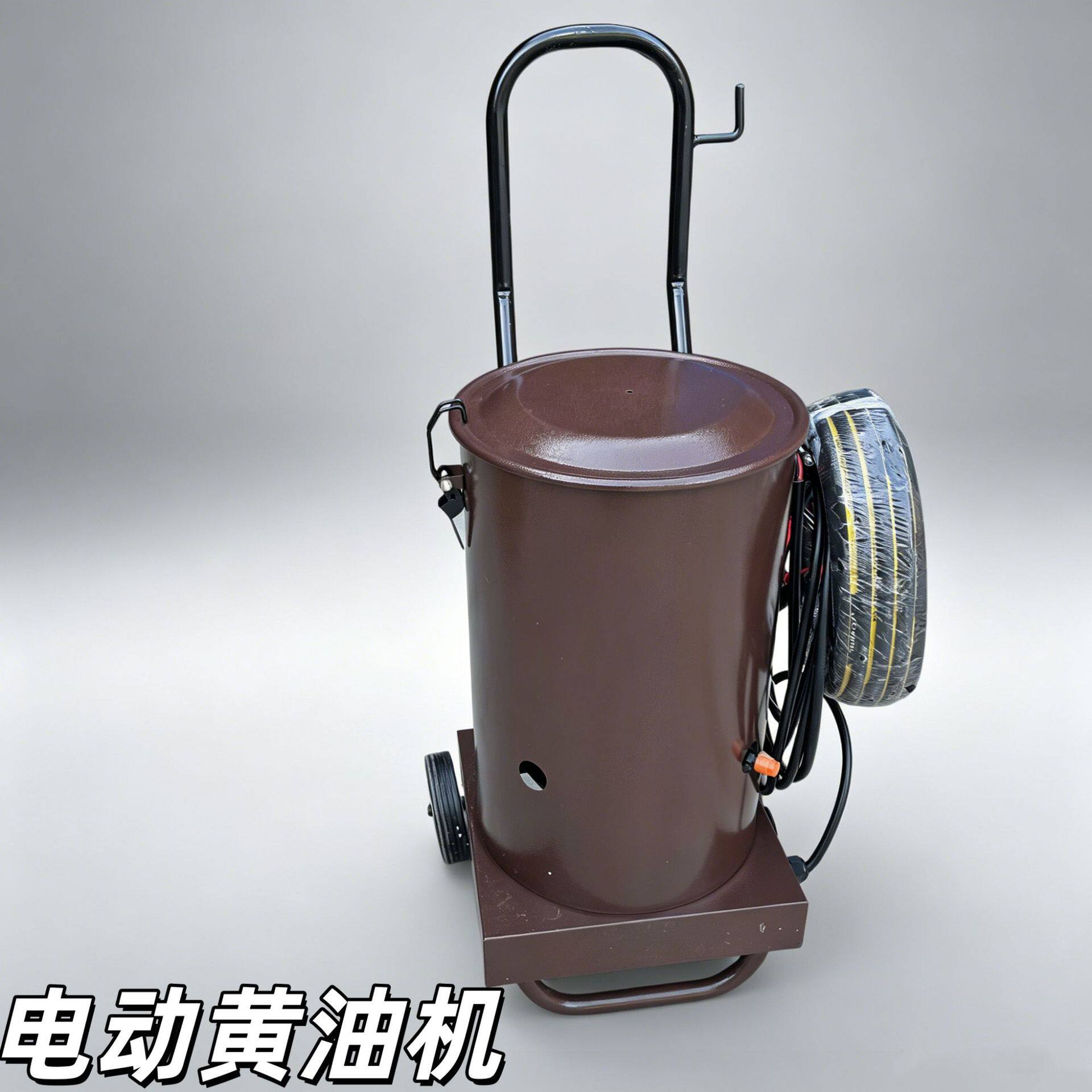 润滑油脂加注工具手推式高压注油机220V电动黄油抢24V充电注油器