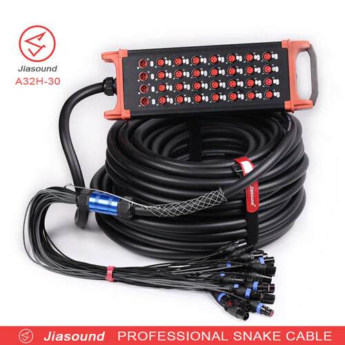 32路舞台电缆线30米/调音台音频信号缆线Snake Cable