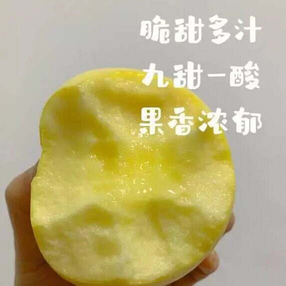 烟台黄金奶油富士冰糖心脆甜苹果