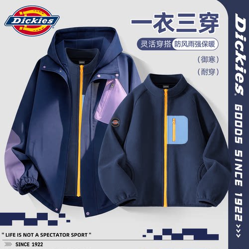 Dickies男童羽绒服秋冬两件装